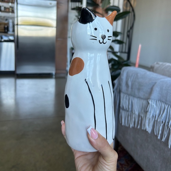 Calico cat vase - Picture 1 of 8